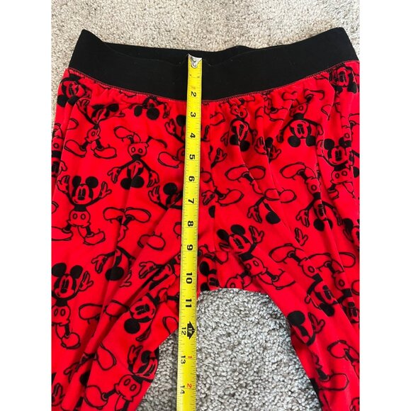 Mickey Mouse Womens Red & Black "The One And Only" Soft Pajama Set Size Small - Picture 10 of 16